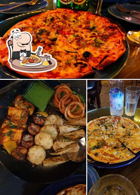 Try out pizza at Plum Coffee and Cocktails