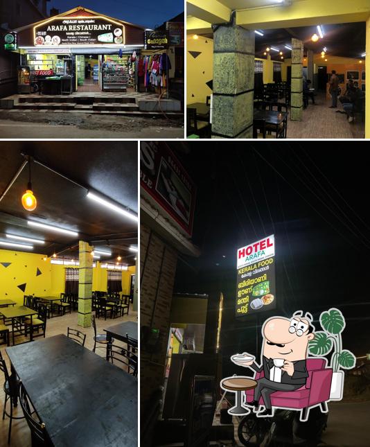 The interior of Arafa Restaurant