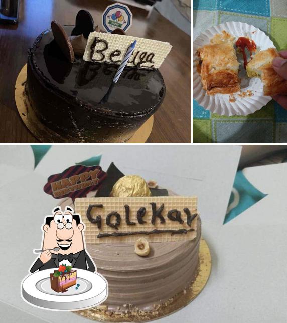 Chocolate cake at Baker's Basket