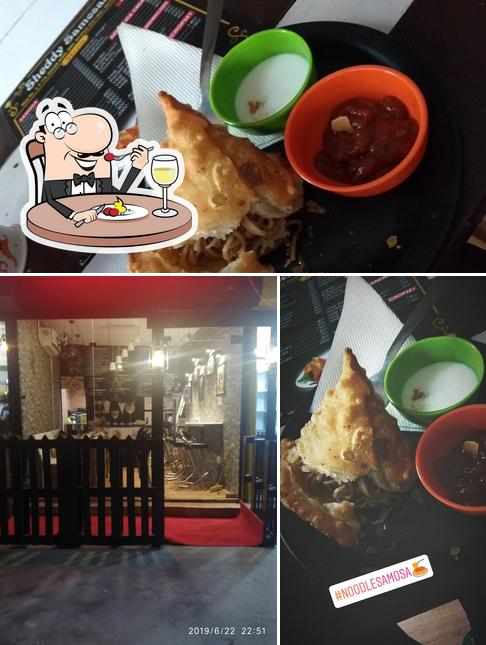The restaurant's food and interior