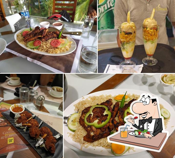 Food at Corniche Restaurant