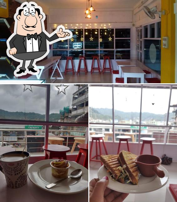 The interior of Good Vibes Cafe