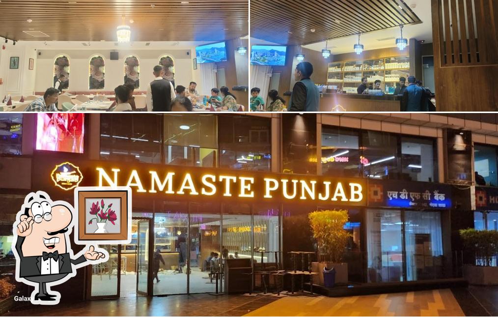 The interior of Namaste Punjab - Advant