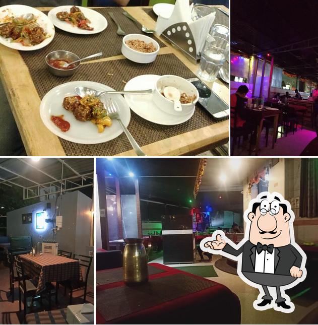 The interior of Akshat Bar and Family Restaurant