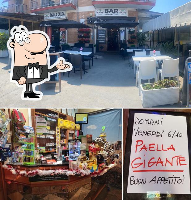 Gli interni di Bar Tavola Calda Ardeatina