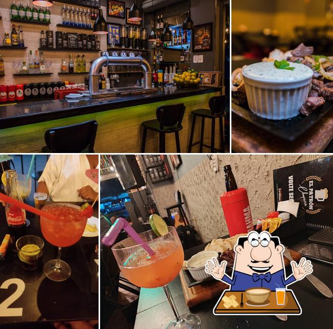 Sopa de moluscos em El Patrón Choperia E Petiscaria