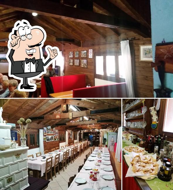 Tra le diverse cose da Agriturismo De Lucchi si possono trovare la interni e vino