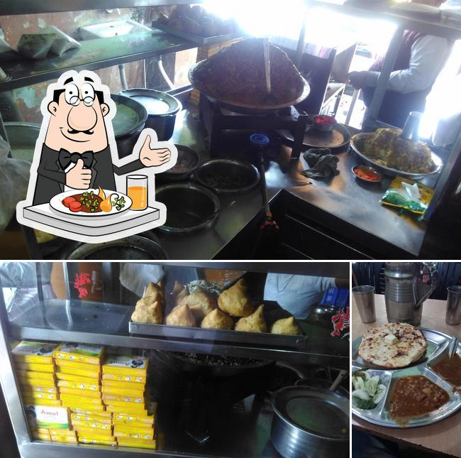 Food at Delhi Chole Bhature WALA. Near by HDFC Bank