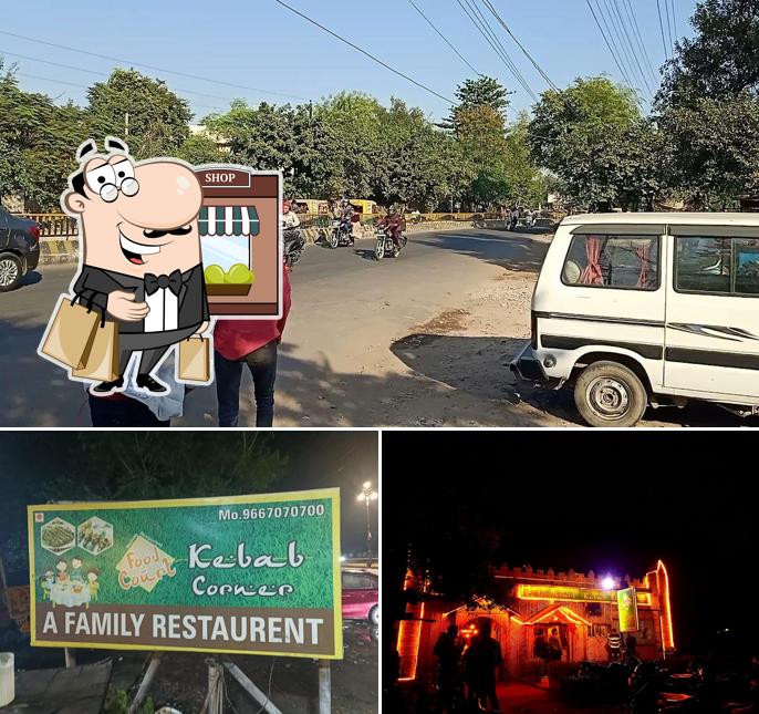 The exterior of Food Court Kabab Corner