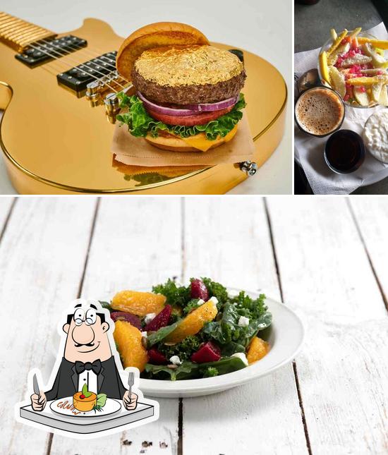 Food at Hard Rock Roof Top Cafe