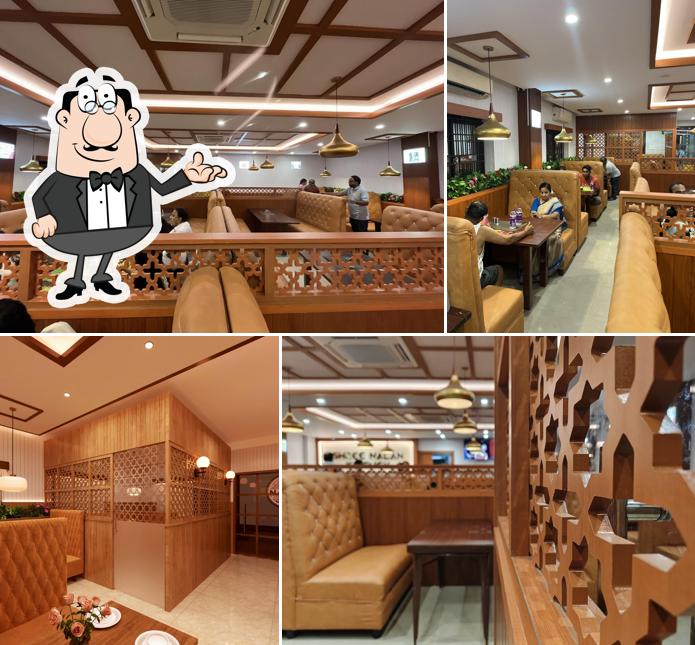 The interior of Shree Nalan Kitchen