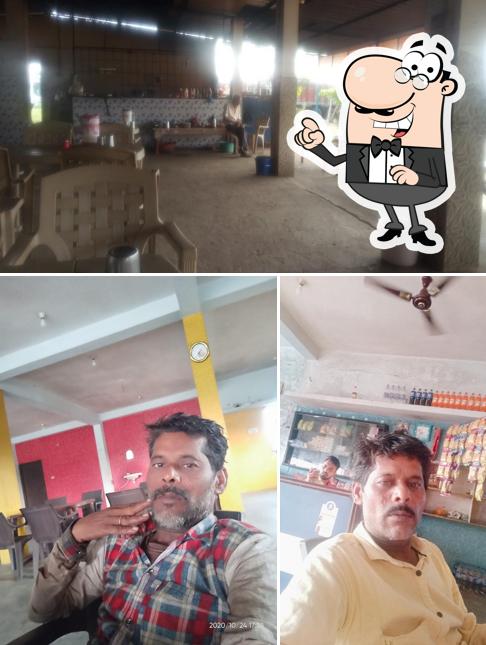The interior of Shri Chouksey Dhaba the family restaurant