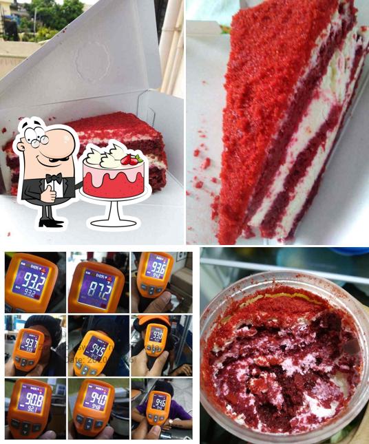 Red velvet cake at Sweet Truth Bally Gunge