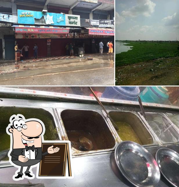 This is the photo depicting exterior and food at Krishna Coffee Center