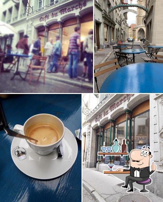 Dai un'occhiata agli interni di Café du Marché