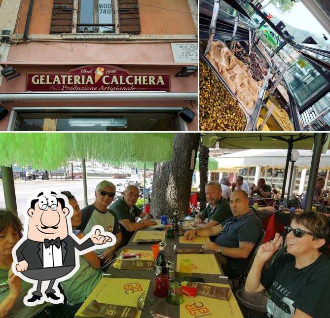 La immagine di interni e cibo da Gelateria Calchera
