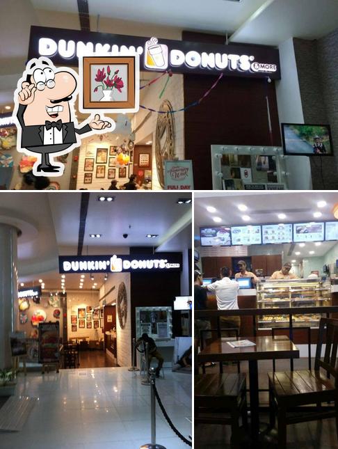 The interior of DUNKIN'