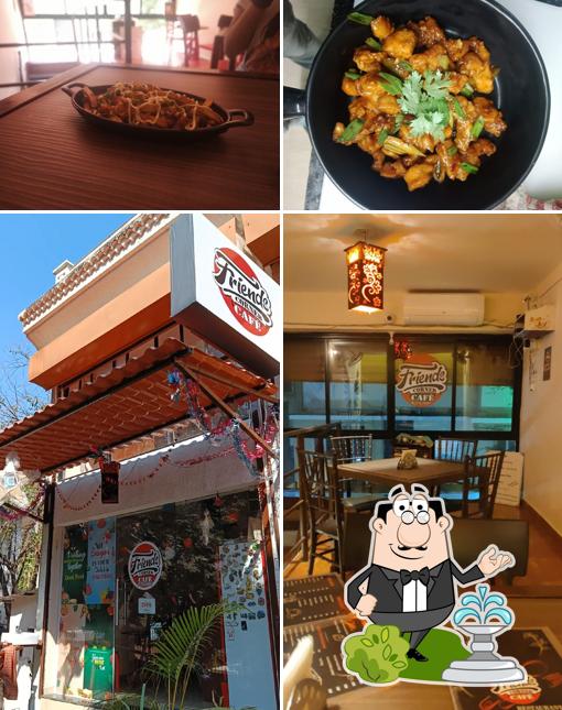 The exterior of Friend's Corner Café