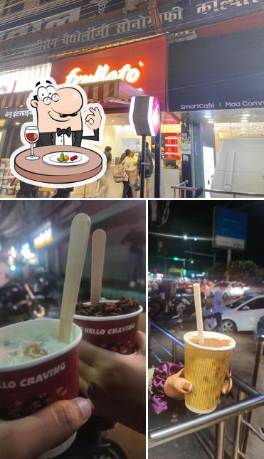 Among various things one can find food and interior at Frullato - Thick Shakes • Desserts