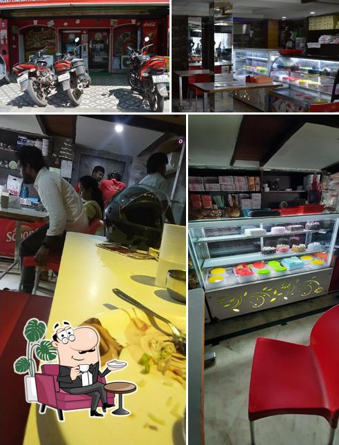 The interior of Bakers Inn Kakinada