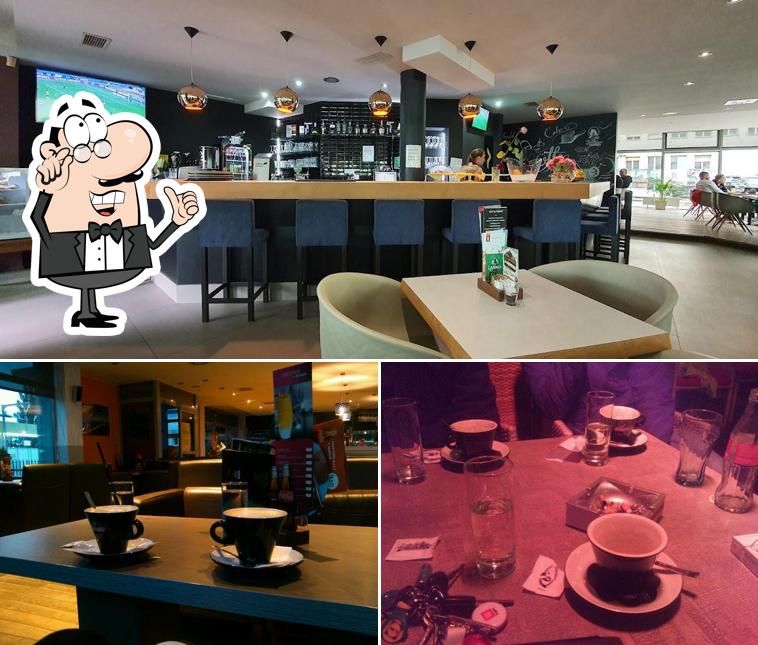 Gli interni di Kavarna Ploj