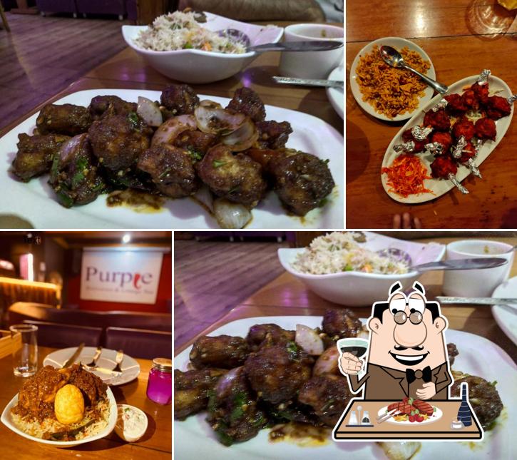 Pick meat meals at Purple Restaurant & lounge bar