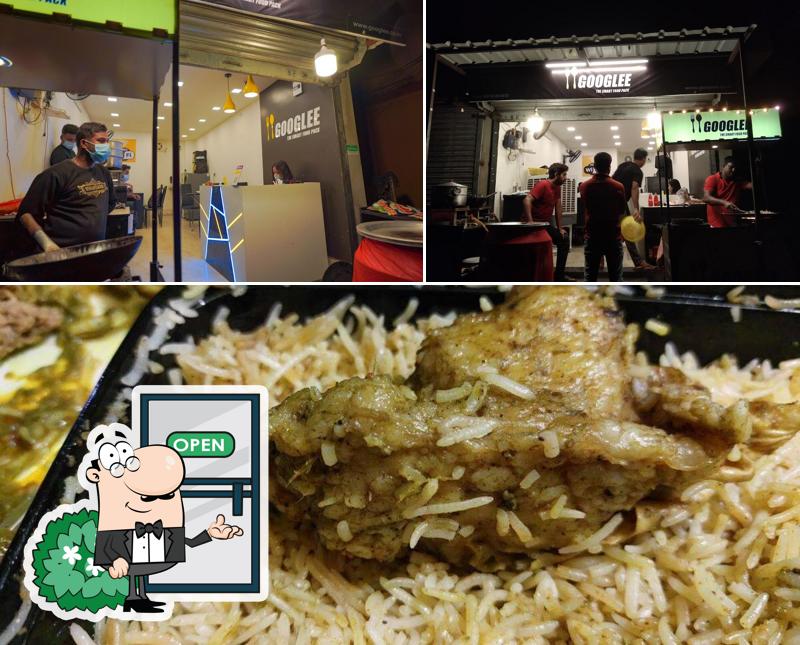 The photo of Googlee Biryani by KG’s exterior and food