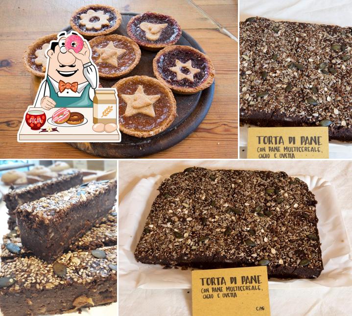 Panificio Panacea Madama Cristina serve un'ampia selezione di dessert