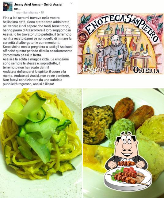 Cibo al Ristorante-Osteria - Enoteca San Pietro