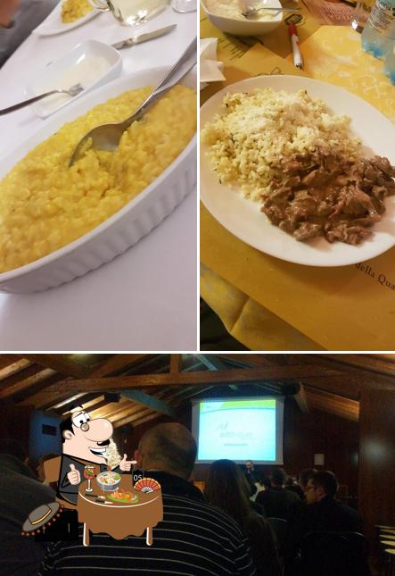 Questa è la foto che presenta la cibo e interni di Risolandia
