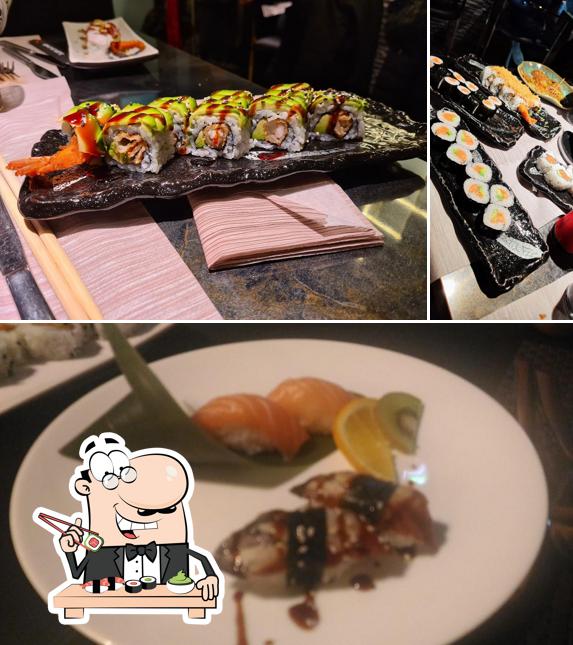 Ordina le diverse opzioni di sushi
