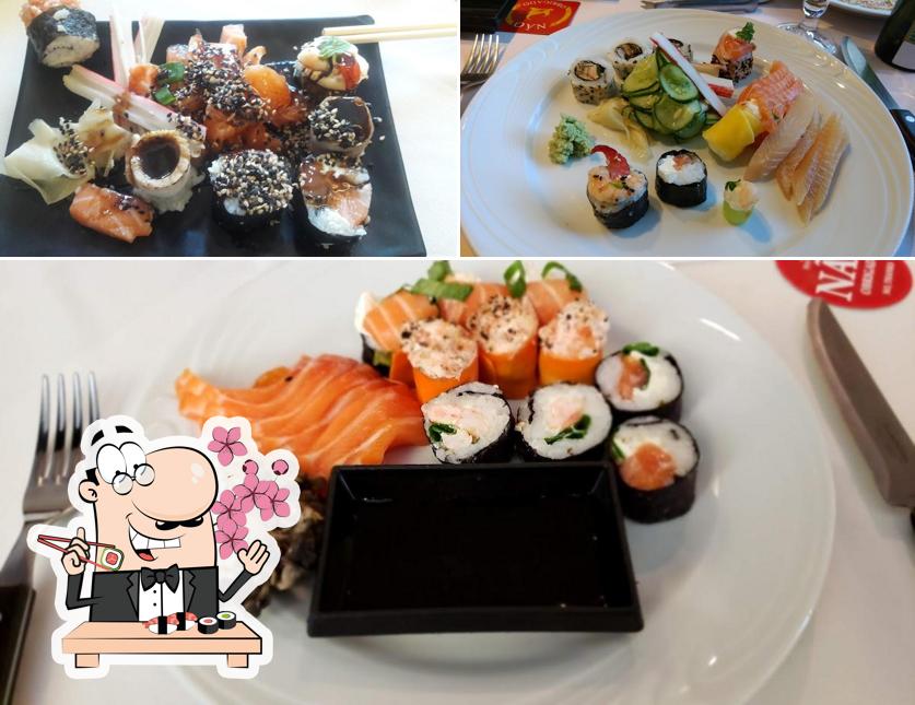 Peça diversas opções de sushi