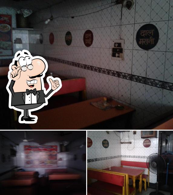 The interior of Amritsari Vaishno Restaurant