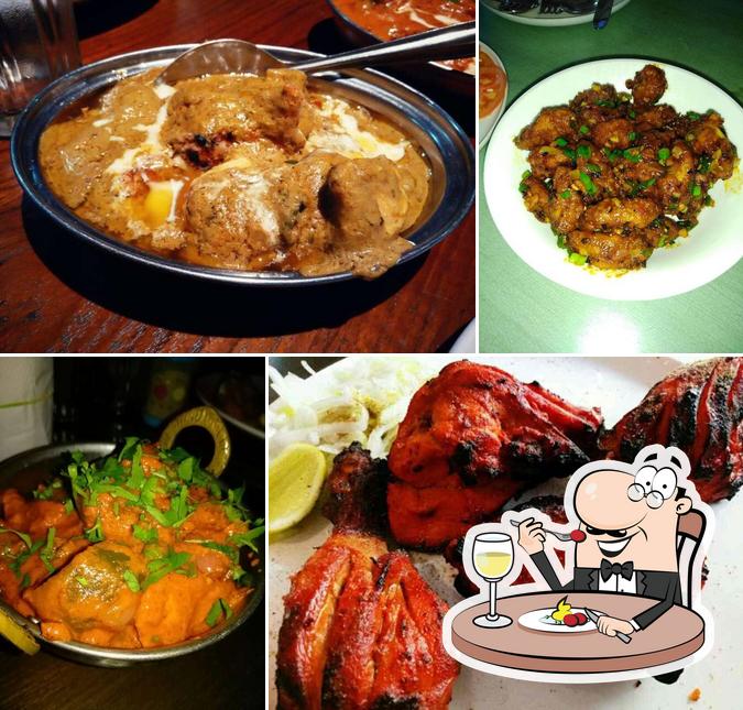 Food at Azad Hind Dhaba