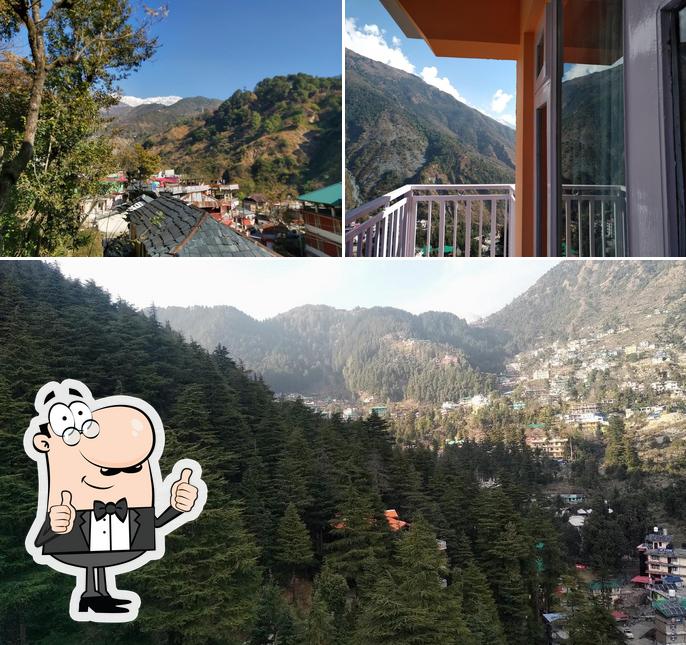 See the photo of Hotel Greenwoods Inn Roof top Restaurant McLeodganj