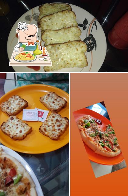 Food at Laziz Pizza