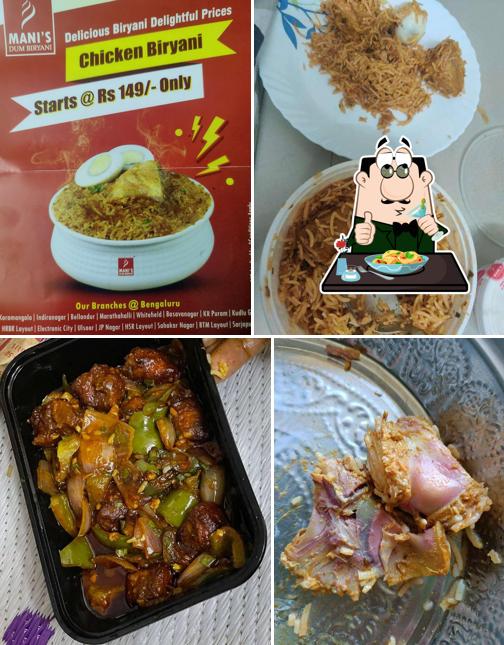 Meals at Mani's Dum Biryani - BTM