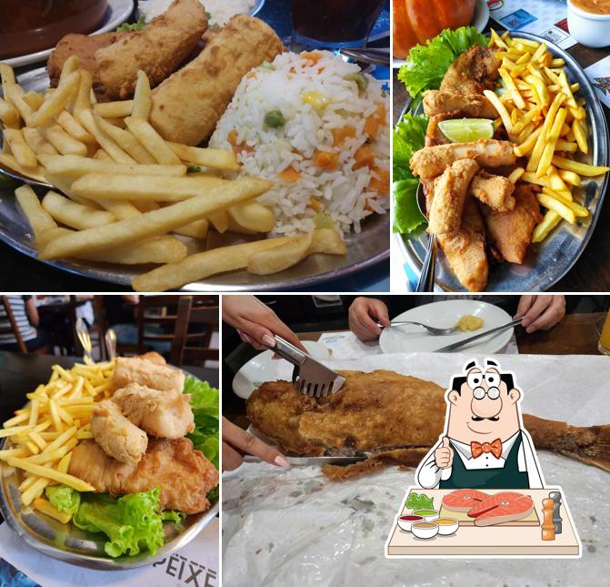 Peixe e fritas em Bar do Peixe