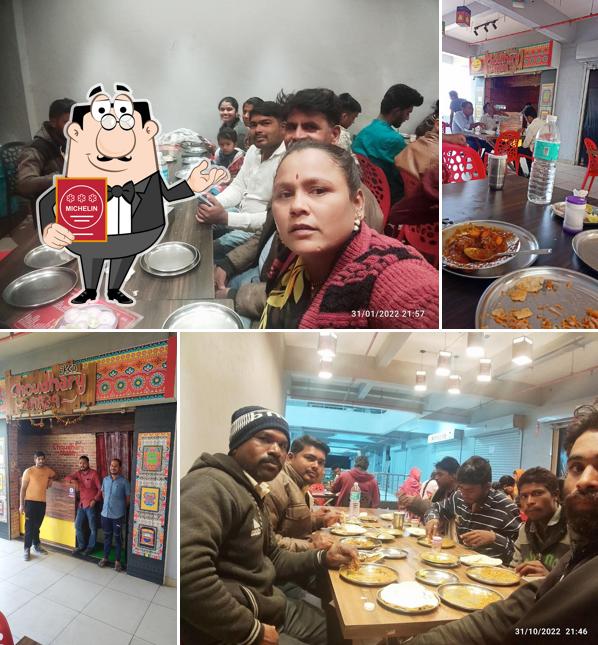 See this picture of Choudhary dhaba