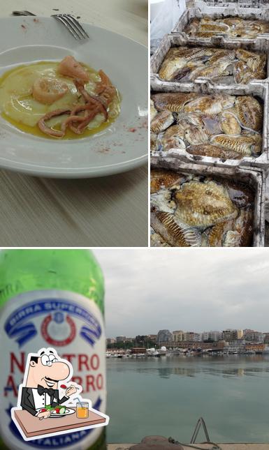 La cibo e birra del ristorante