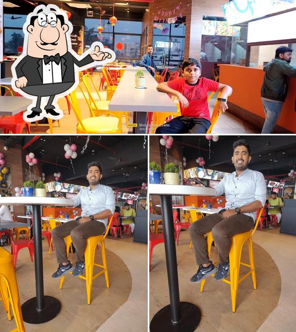 The interior of GOLPO Foodcourt and Banquet Raiganj