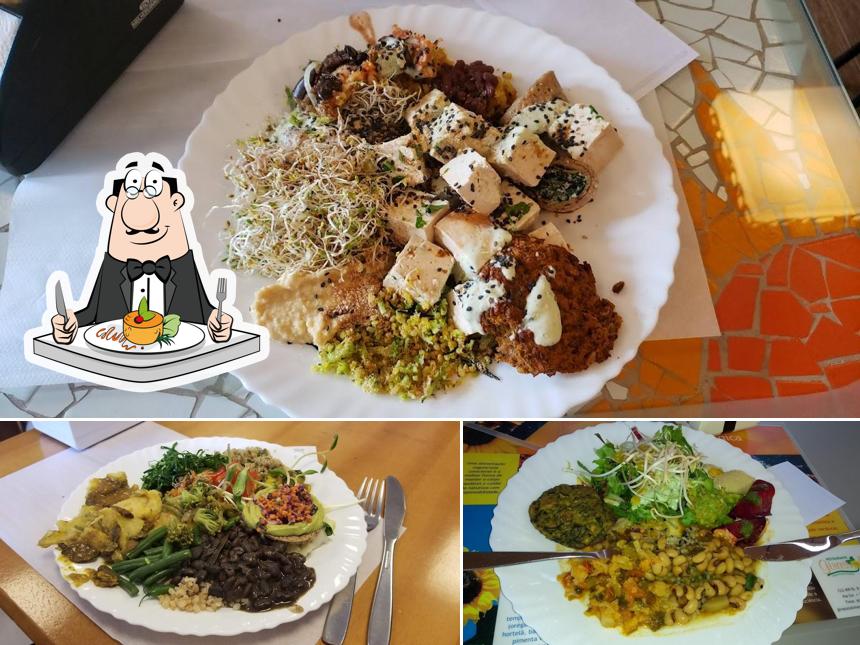 Comida em Girassol Alimentação Saudável