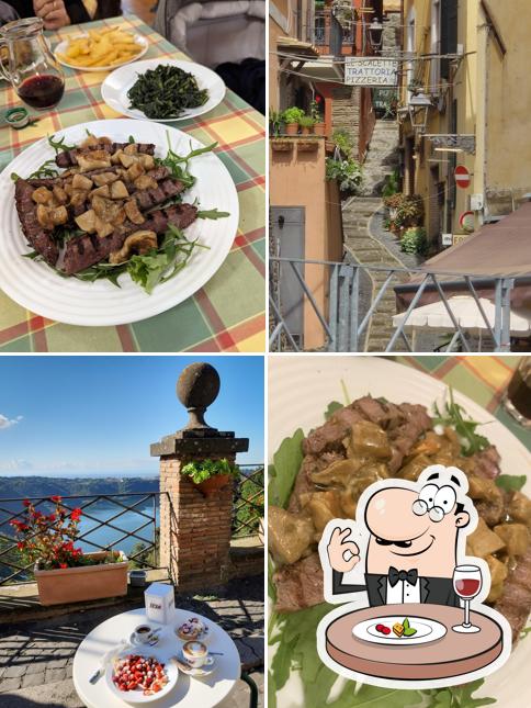 Cibo al Trattoria Le Scalette Nemi
