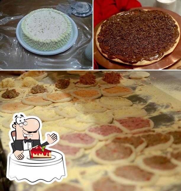 Pizzaria Saleta Morro Doce serve uma gama de pratos doces