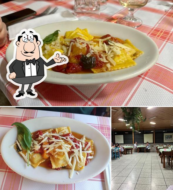Tra le diverse cose da Trattoria Campo Soriano si possono trovare la interni e cibo