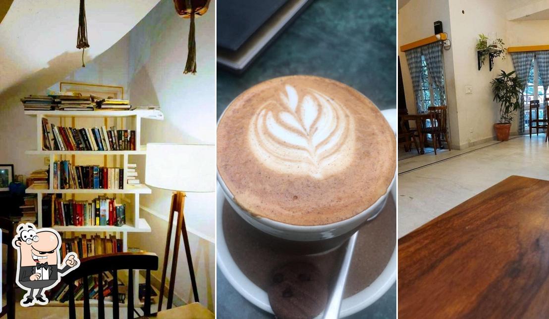 The interior of Roastery Coffee House Banjara Hills
