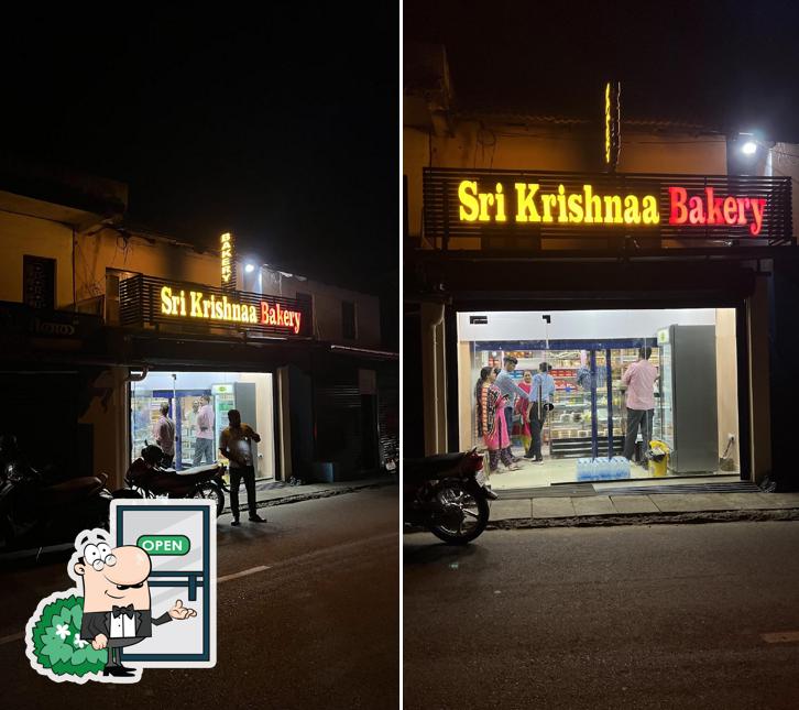 The exterior of Sri Krishnaa Bakery