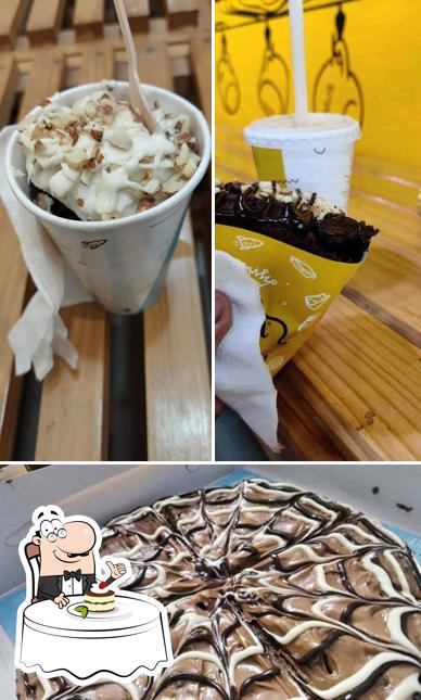 The Belgian Waffle Co provides a number of sweet dishes