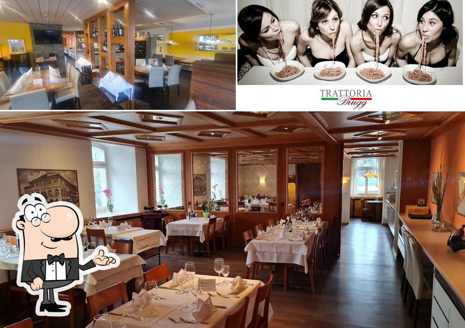 Gli interni di Trattoria Rotes Haus Brugg