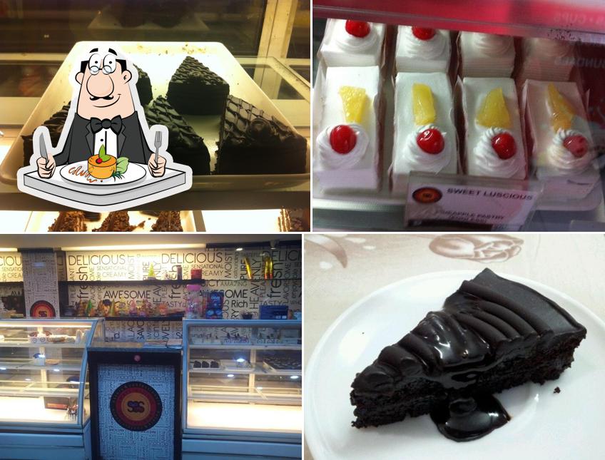 Chocolate cake at Sweet Luscious